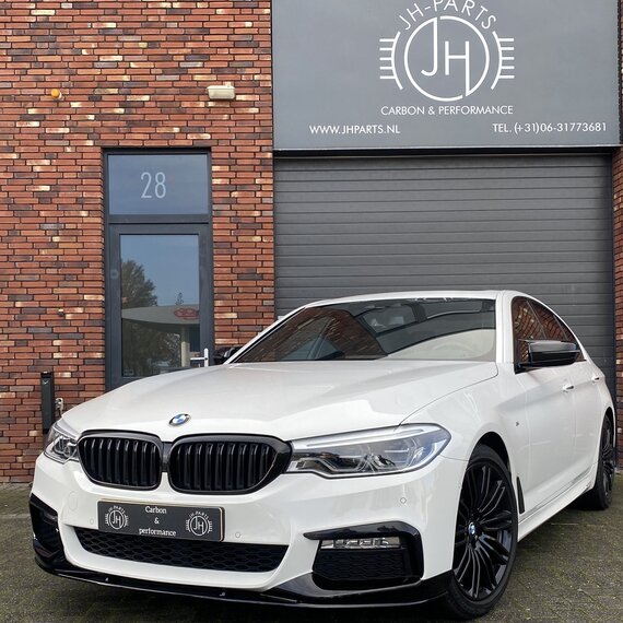 Performance voorlip splitter BMW 5 Serie G30 G31 hoogglans zwart