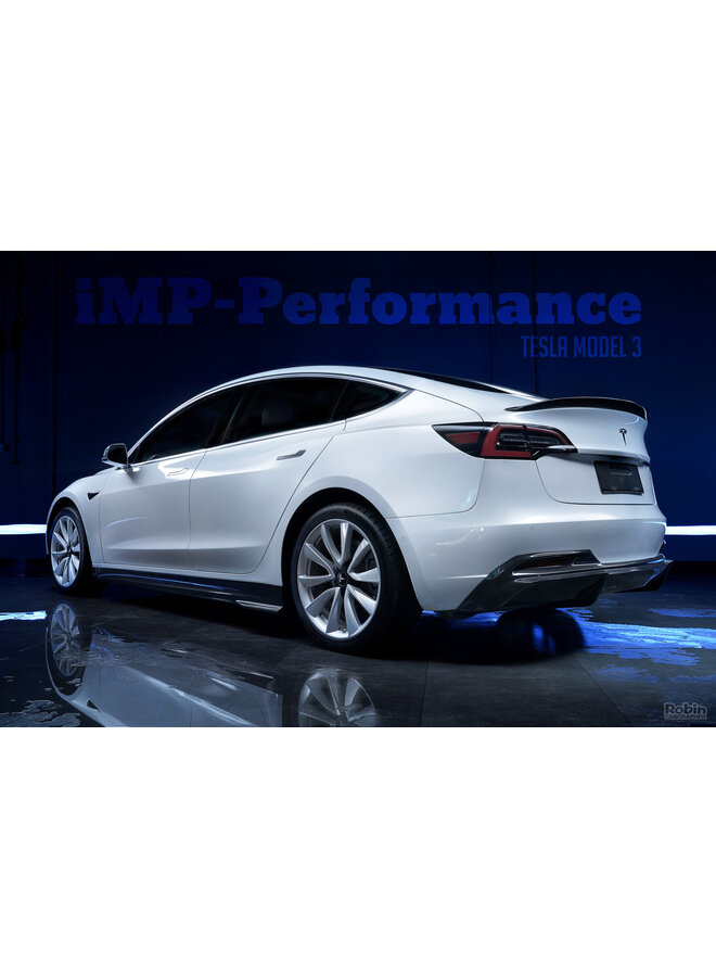 Carbon side skirts Tesla Model 3