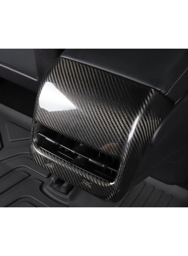 Capa de ventilação de carbono Tesla Model 3