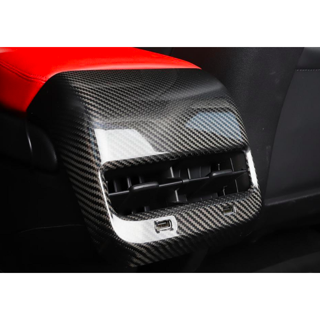 Capa de ventilação de carbono Tesla Model 3