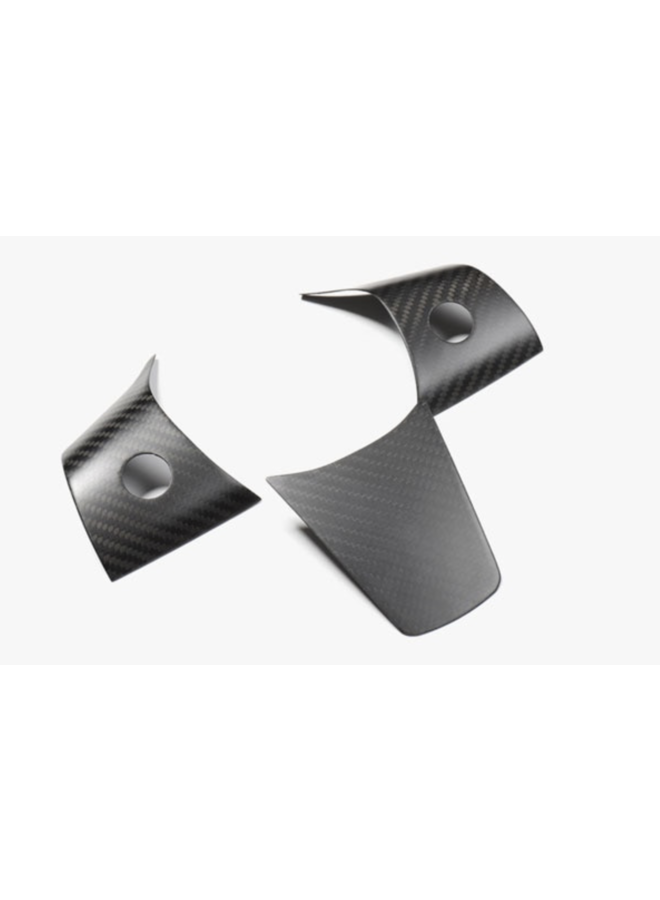 Carbon stuur trim cover Tesla Model 3