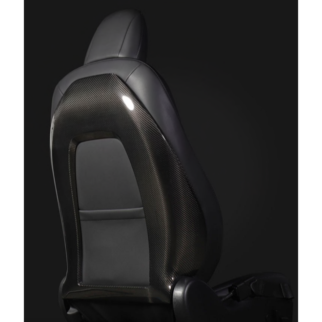 Capas de assento de carbono Tesla Model 3