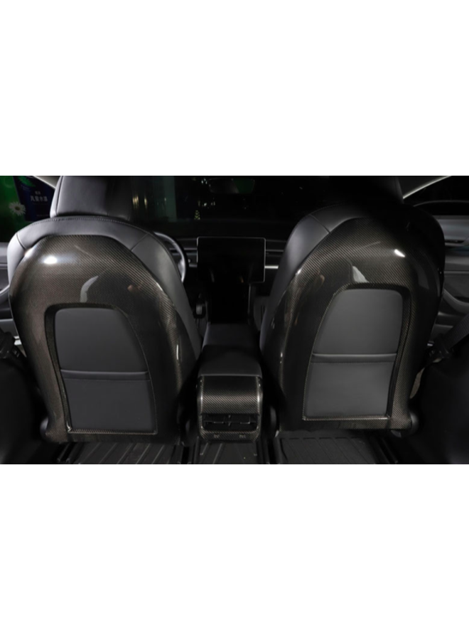 Fundas de asiento de carbono Tesla Model 3