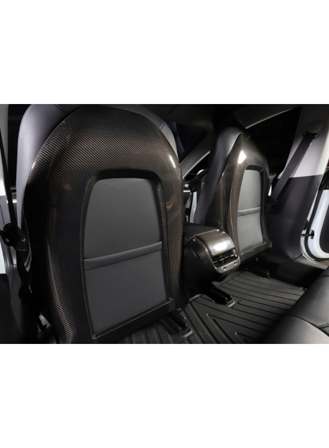 Fundas de asiento de carbono Tesla Model 3