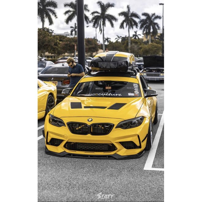 Lèvre avant Carbone V Style BMW F87 M2 Compétition
