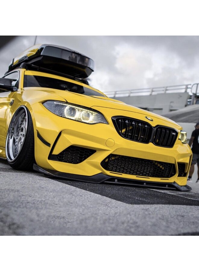 Carbon V Style front lip F87 m2 Competition