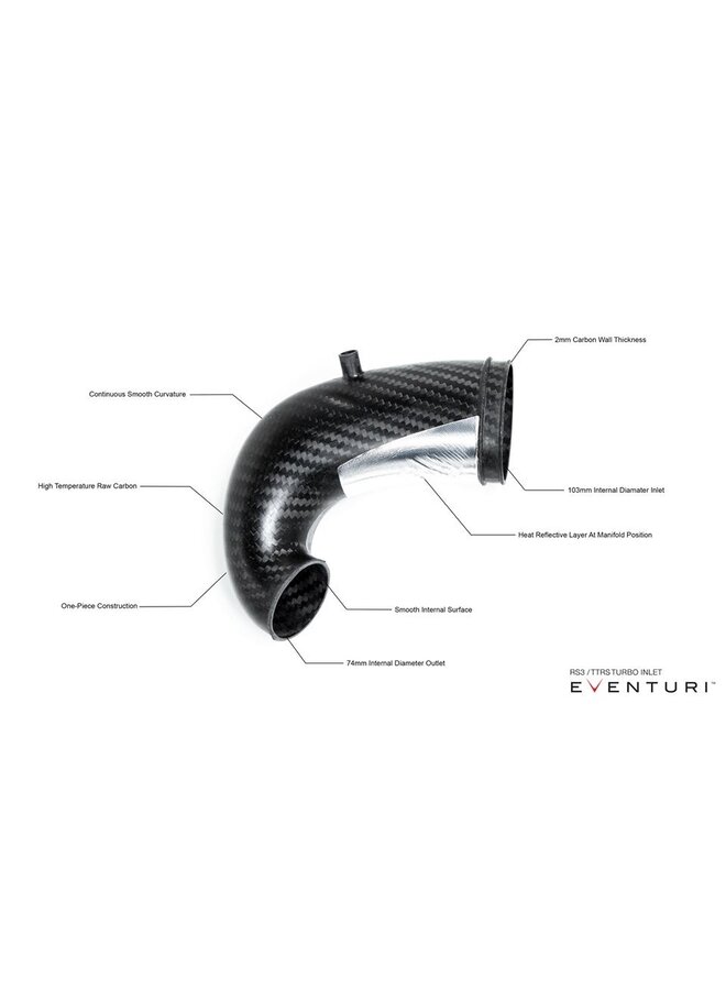 Eventuri Audi RS3 8V / TTRS 8S CARBON TURBO INLET