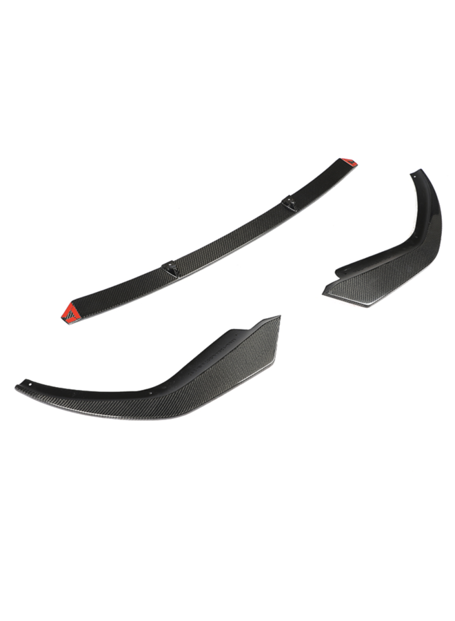 Carbon front lip splitter