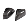 Carbon mirror caps cover Tesla Model X