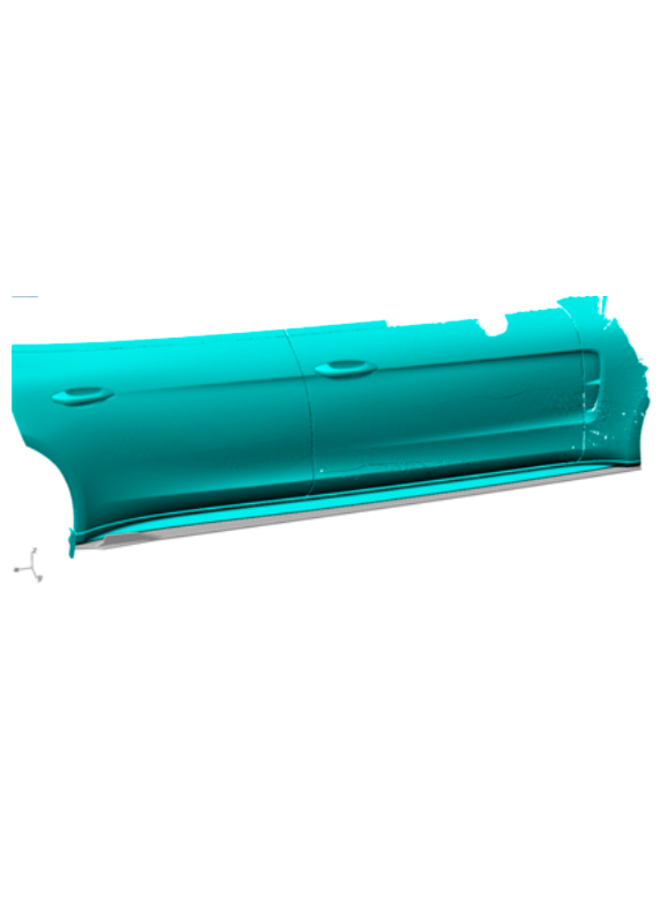 Carbon side skirts extensions Porsche Panamera 971