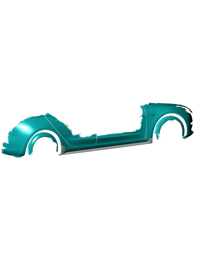 Carbon-Seitenschwellerverlängerungen Tesla Model 3