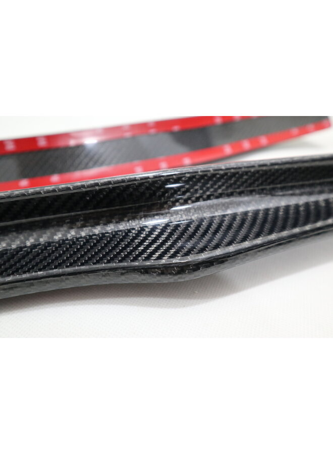 Carbon side skirts extensions Tesla Model 3