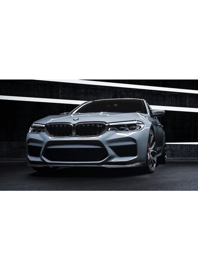 BMW F90 M5 Vorsteiner carbon front lip splitter