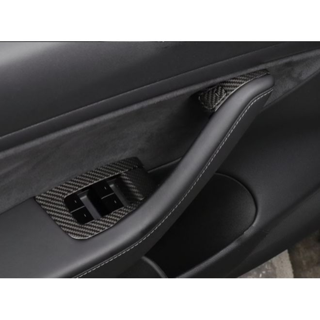 Carbon deur covers Tesla Model 3