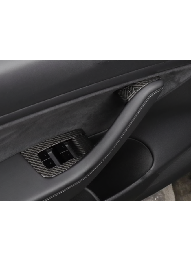 Couvre-portes carbone Tesla Model 3