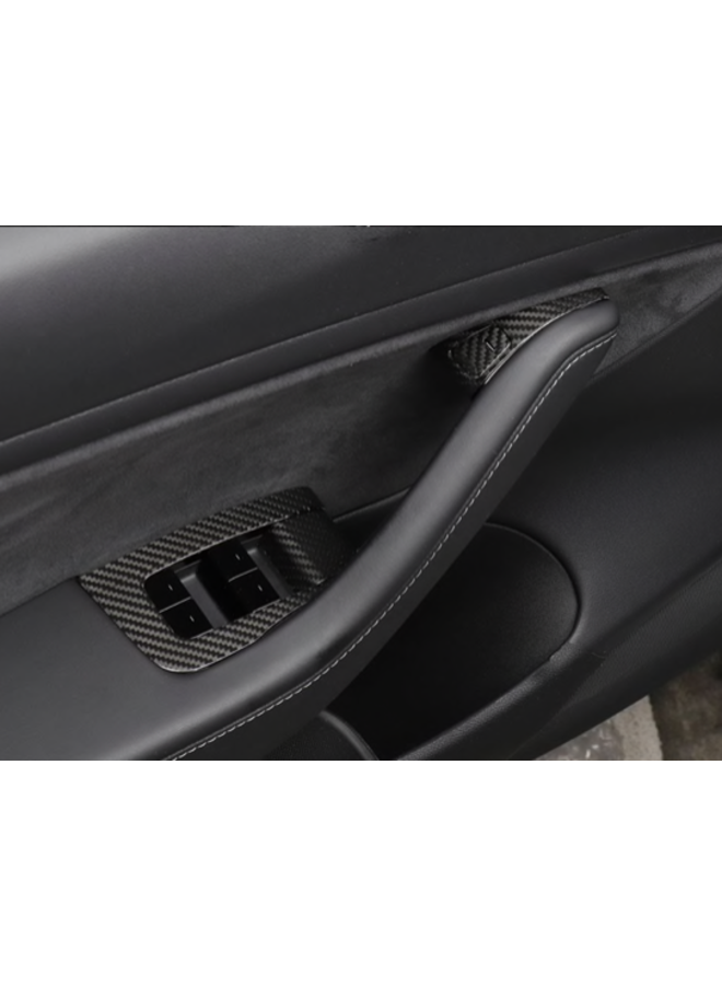 Carbon deur covers Tesla Model 3