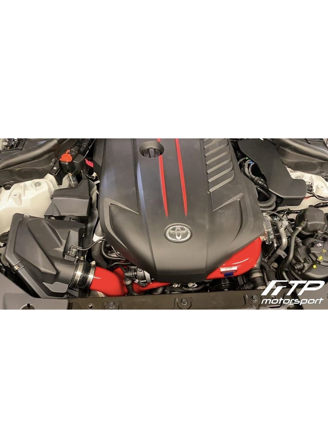 Pipe de suralimentation et d'admission rouge Toyota Supra GR A90