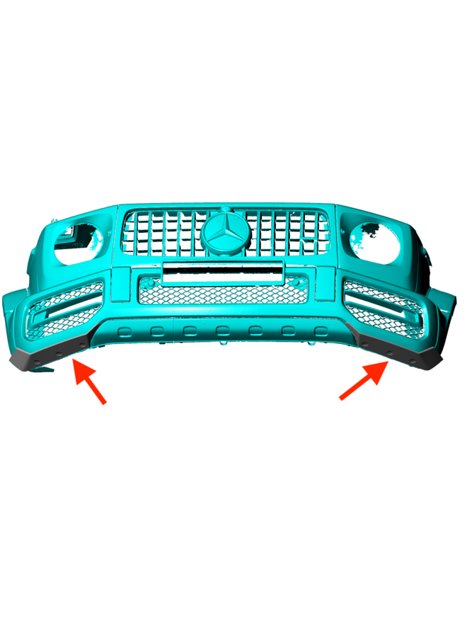 Divisores de carbono Mercedes Benz Clase G