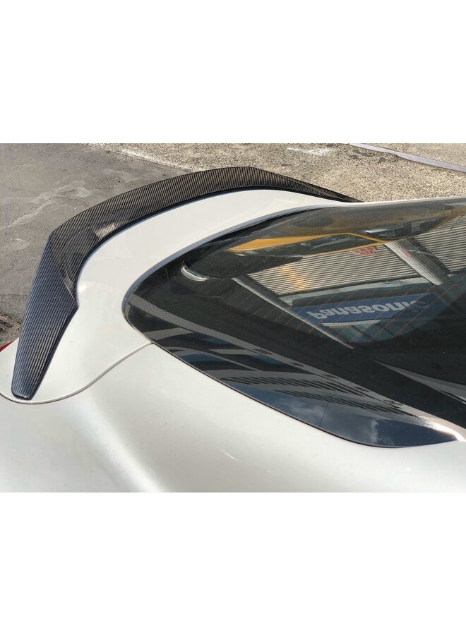 Spoiler do porta-malas em carbono do Toyota Supra A90