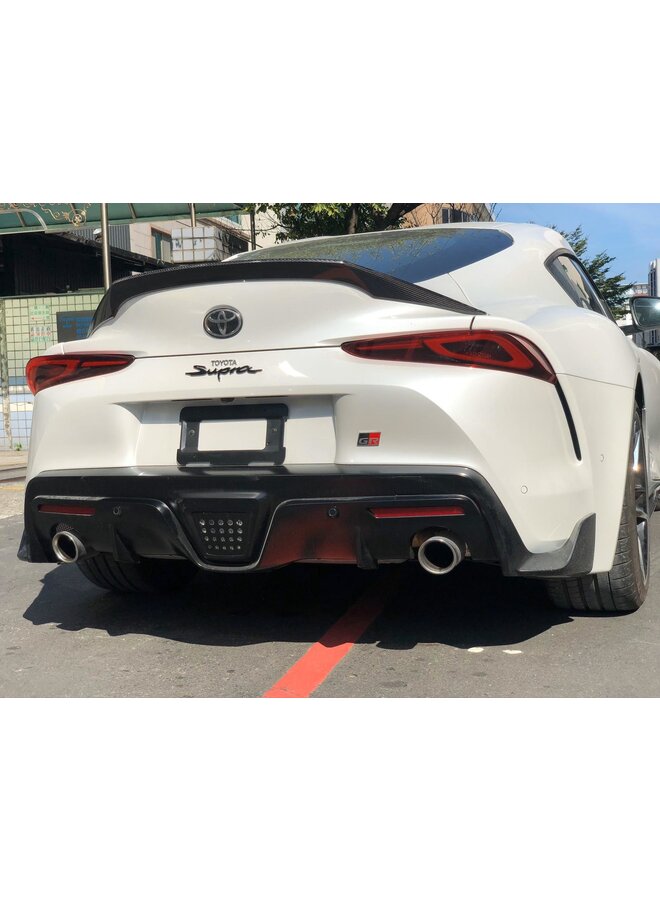 Lèvre de spoiler de coffre en carbone Toyota Supra A90