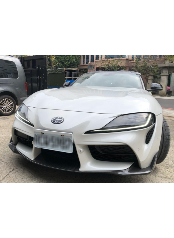 Divisor de labio delantero de carbono Toyota Supra A90