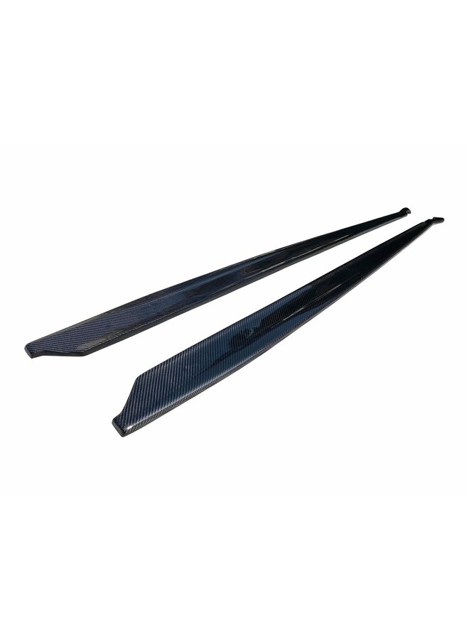 Carbon side skirt extensions Toyota Supra A90
