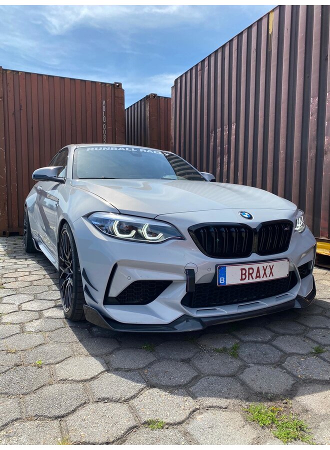 BMW M2 Competition CS Style voorlip splitter