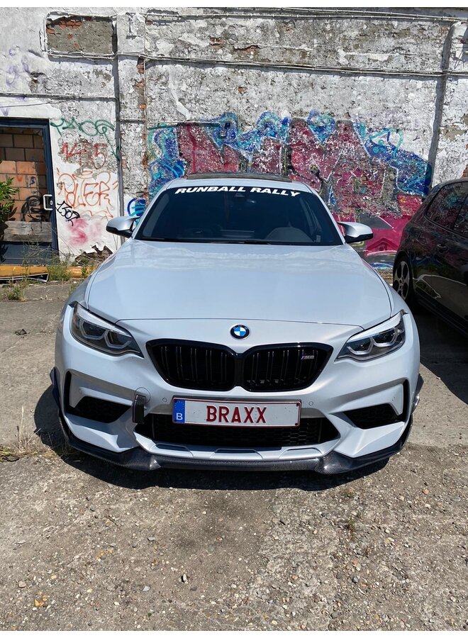 BMW M2 Competition CS Style front lip splitter