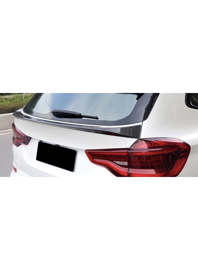 Labbro dello spoiler del bagagliaio BMW G01 X3 in carbonio