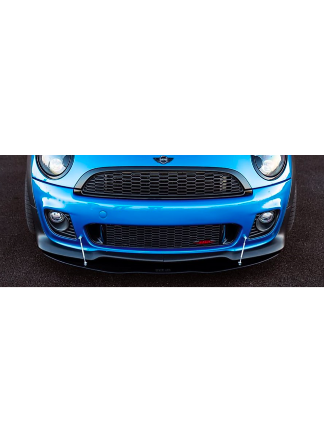 Mini Cooper R50 R53 R56 front lip splitter black