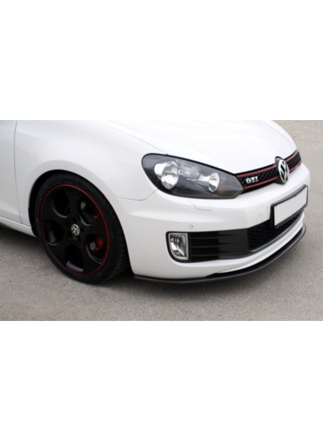 Volkswagen golf 6 GTI carbon voorlip splitter