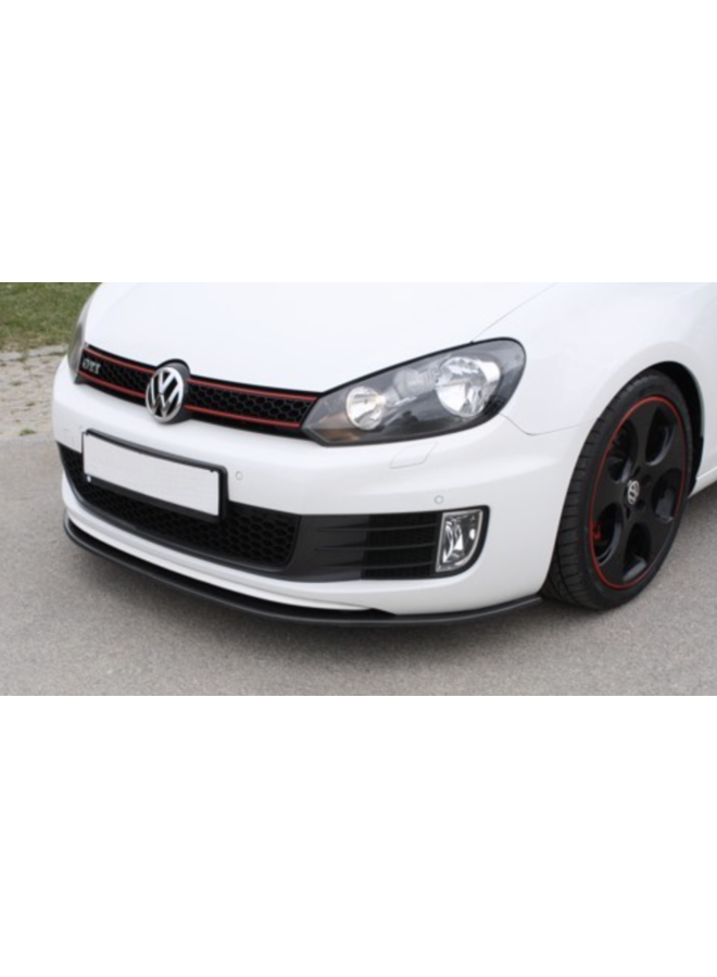 Volkswagen golf 6 GTI carbon voorlip splitter