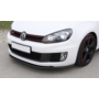 Divisor de lábios dianteiro em carbono Volkswagen golf 6 GTI