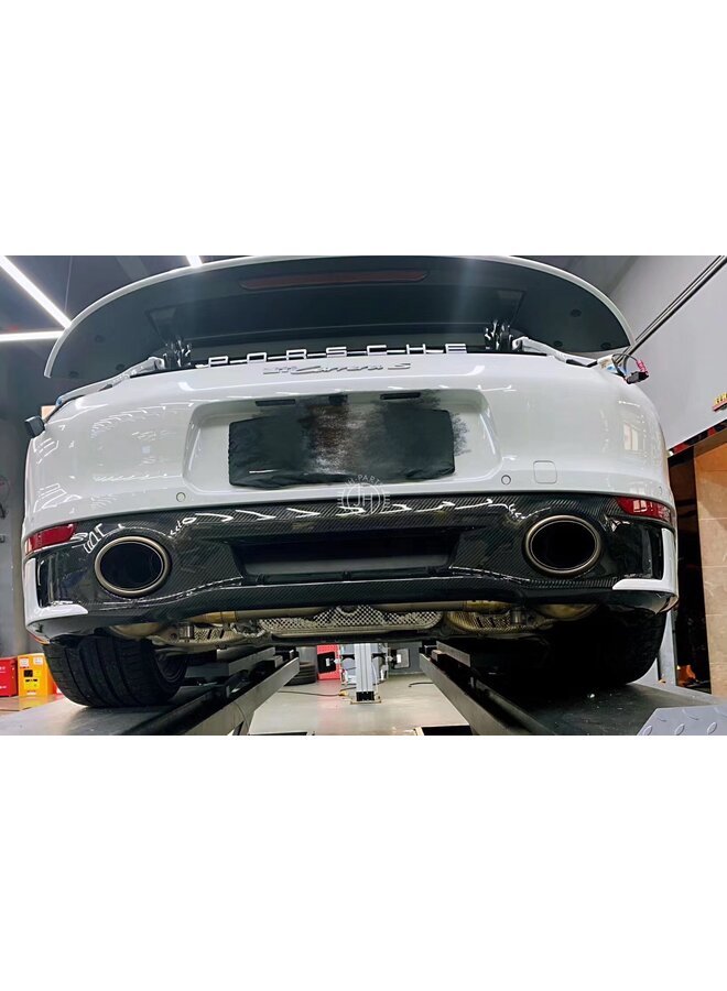 Difusor de carbono del Porsche 992 911