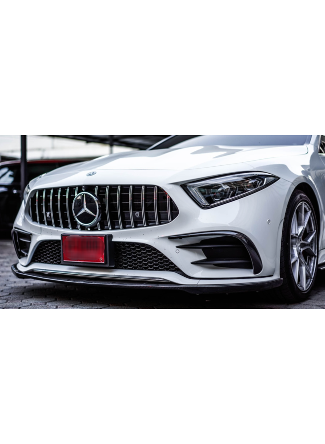 Carbon front lip splitter CLS C257