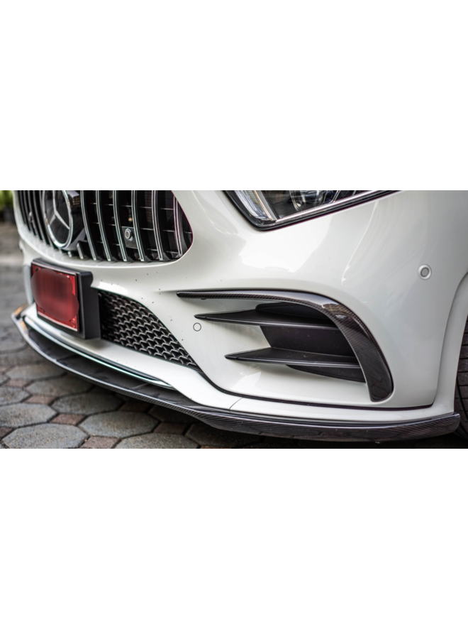 Carbon front lip splitter CLS C257