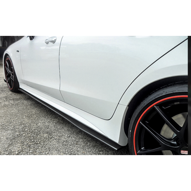 Minigonne laterali in carbonio Mercedes Benz C257 CLS