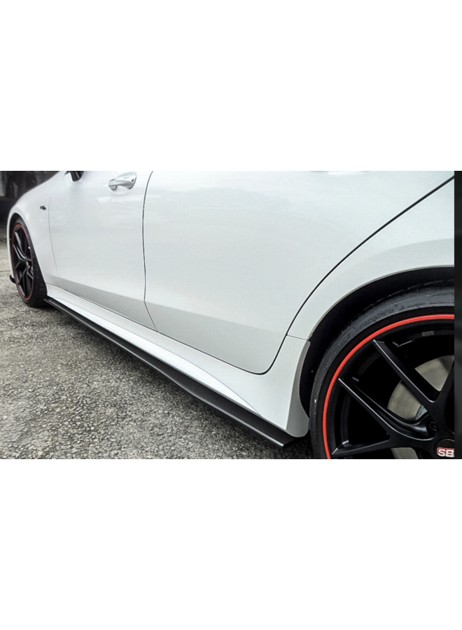 Carbon side skirts C257 CLS