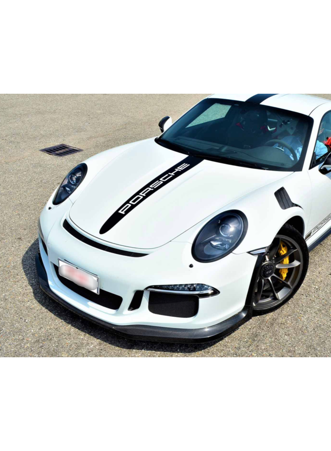 Porsche 911 991.1 GT3 RS Séparateur de lèvre avant en carbone