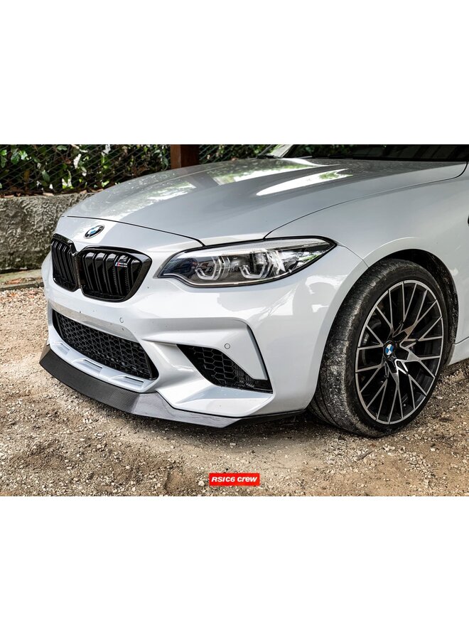 Divisor de lábios dianteiro em carbono BMW M2 Competition