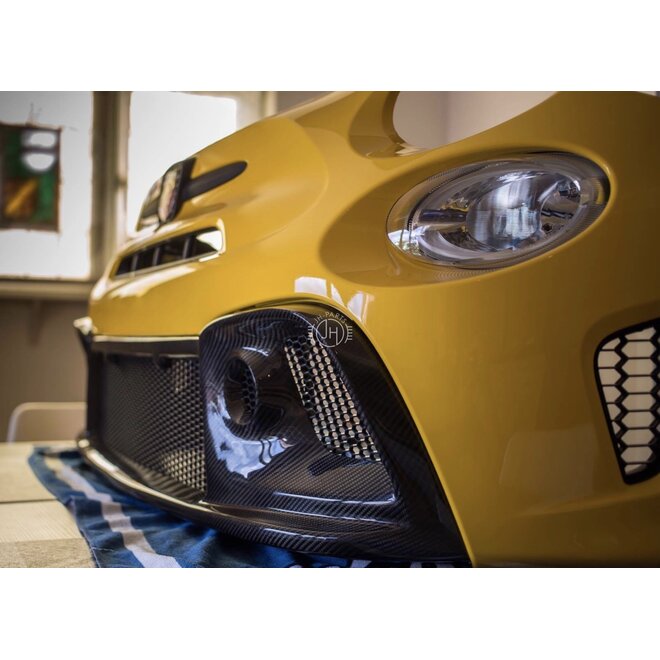 Carbon front bumper part Fiat 595 Abarth