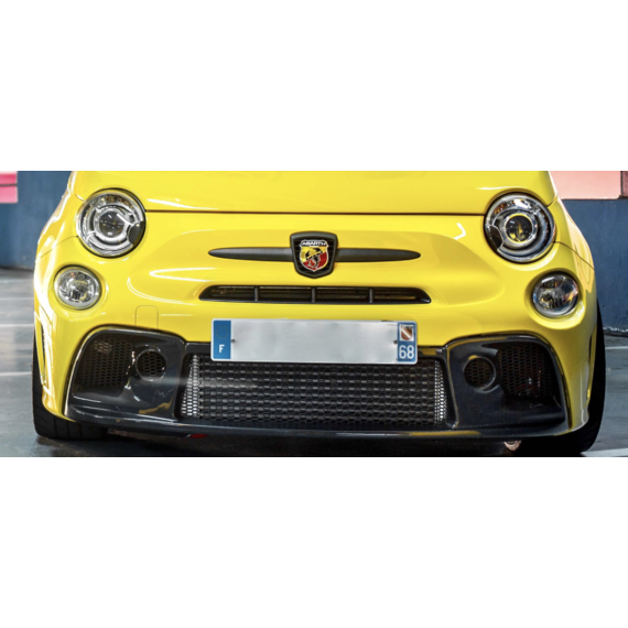 Parte do pára-choque dianteiro em carbono Fiat 595 Abarth