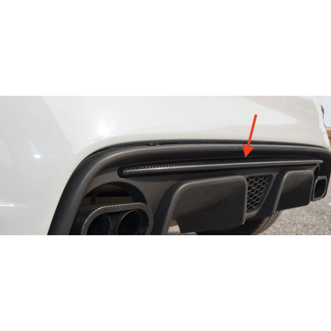 Carbon Diffusorleiste Fiat 595 Abarth