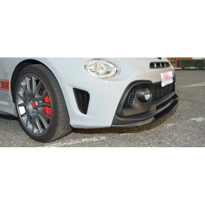 Divisor de lábios dianteiro em carbono Fiat 595 Abarth