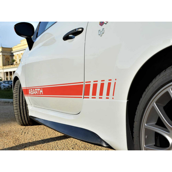 Jupes latérales en carbone Fiat 500 595 Abarth
