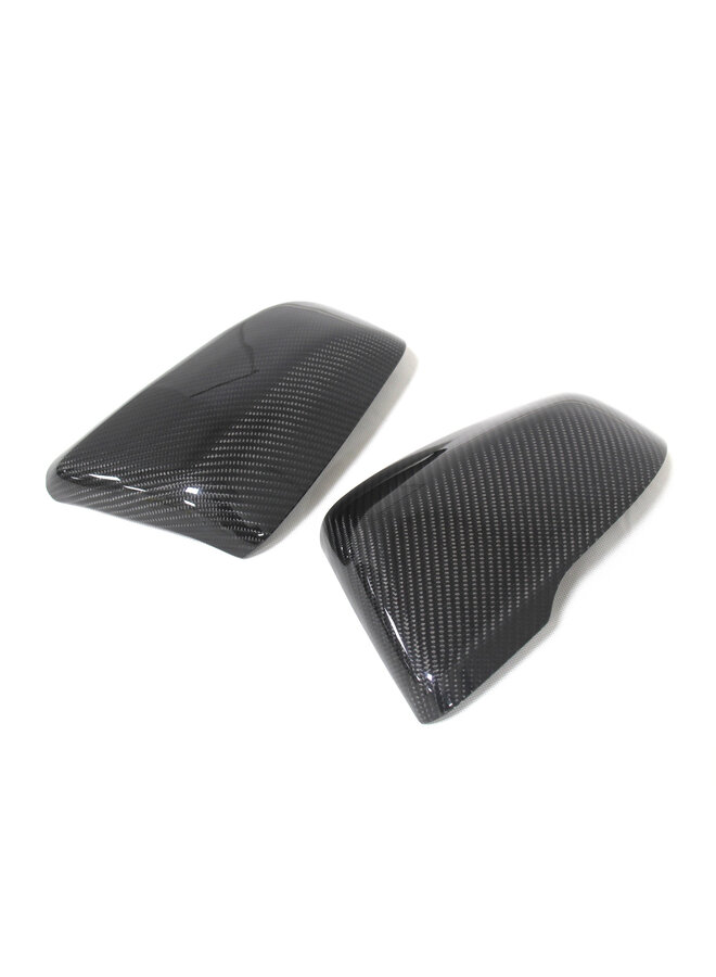 Carbon mirror covers BMW 1 Series F40 & Toyota Supra A90
