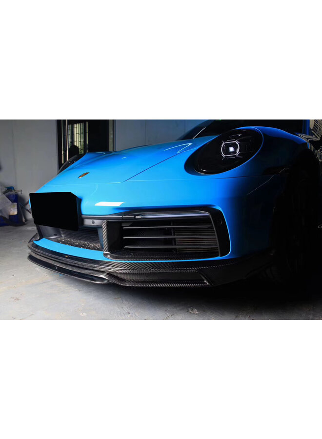 Porsche 992 911 carbon front lip splitter