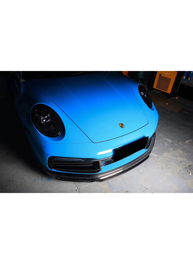 Carbon front lip splitter Porsche 992 911