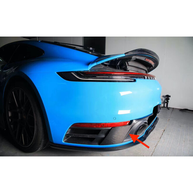 Carbon-Heckstoßstangen-Diffusor-Abdeckung Porsche 992 911