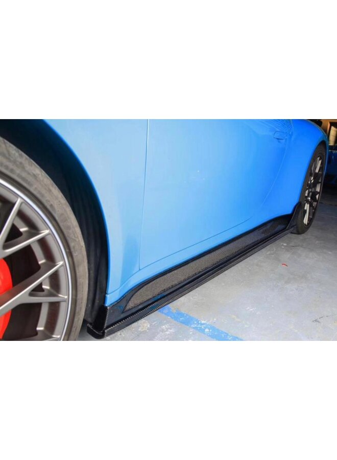 Faldones laterales de carbono Porsche 992 911